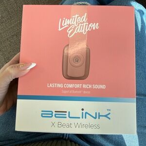 Belink X Beat Wireless Headphones - Pink